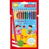 Colouring Pencil - STABILO Trio thick Wallet of 12 Assorted