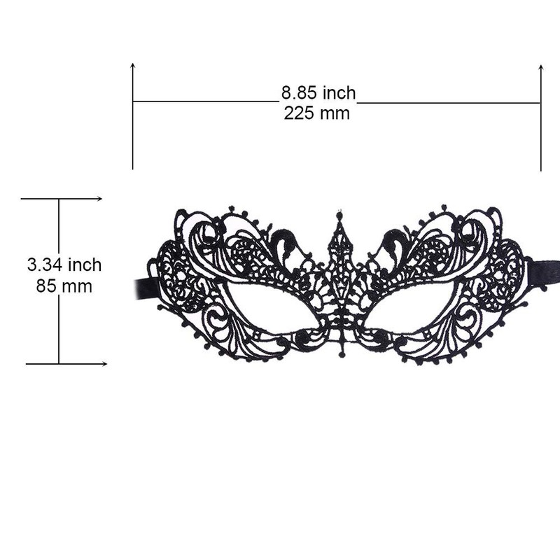 iMapo Masquerade Mask for Women, 2 Pack Mardi Gras Party