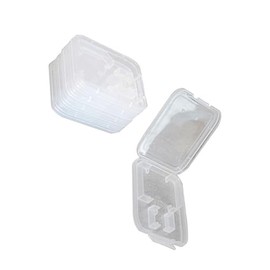 5Pcs Transparent Plastic Memory Card Case Holder for Micro Cards Compact Storage for Organizing Your Cards