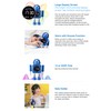 Laser Kids Robot Alarm Clock Blue, Date, Sleep Sound, Temperature,