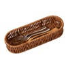 Imitation Rattan Bread Basket Multipurpose Woven Rattan Storage Tray Kitchen