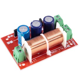 ACEIRMC 400W Adjustable Multi Speaker Treble/Bass Audio Frequency Divider 2 Way Crossover Filters Updated Version