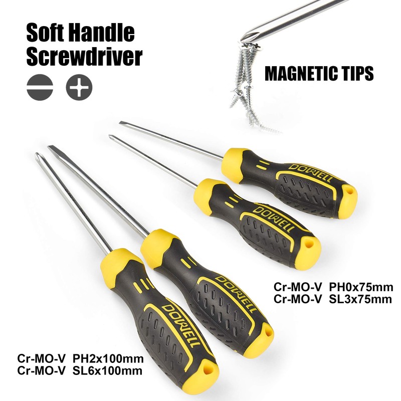 DOWELL Tool Set 49-Piece Home Repair Hand Tool Kit with