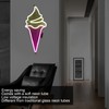 LED Neon Light Ice Cream Waterproof Battery USB Powered Hangable