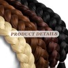 VCAY 34 Inch DIY Braid Ponytail Extension, Wrap Around Synthetic
