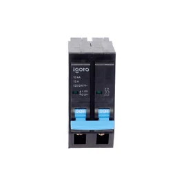 iGOTO IN2001 Interruptor Termomagnetico, 2 Polos, 15A