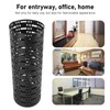 Umbrella Holder Rustproof Waterproof Space Saving Fashionable Hollow Round Metal