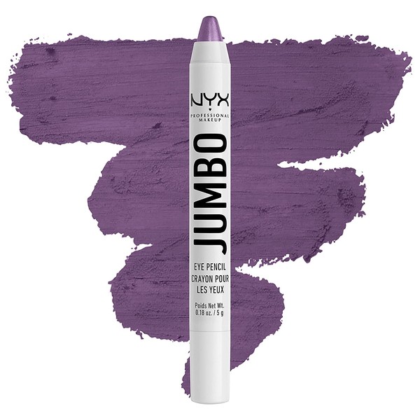 NYX PROFESSIONAL MAKEUP Jumbo Eye Pencil, Eyeshadow & Eyeliner Pencil - Eggplant (Violet)
