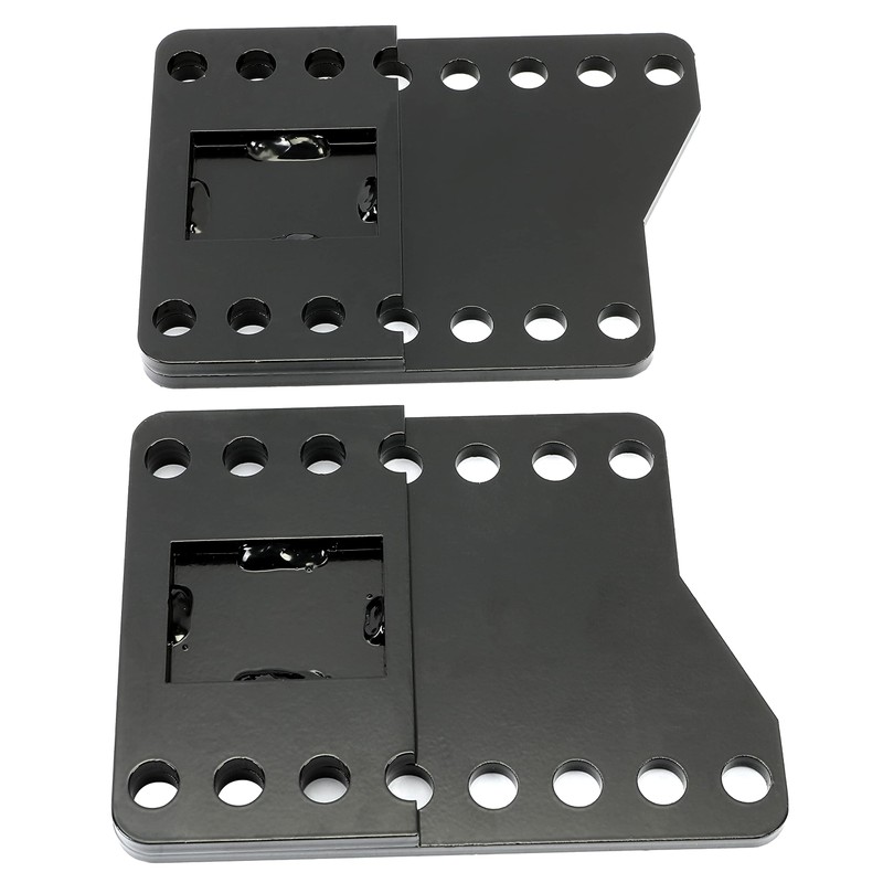 ECOTRIC Universal Snowplow Mount Drop Bracket Lift Heavy Duty Steel