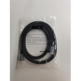 KES Bathroom Replacement Flexible Anti-Twist Stainless Steel Shower Hose, Matte Black, I4150C-BK