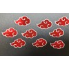 10 Pack Akatsuki Holo Foil Symbol Naruto Sticker Vinyl Decal
