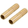 Poppstar Set of 2 Brass Hose Connectors 1/2 Inch Set