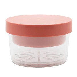 Miyoshi Seisakusho 0101-0235 GEL-COOL Noodle Lunch with Cooling Pack, Round Macaron Pink