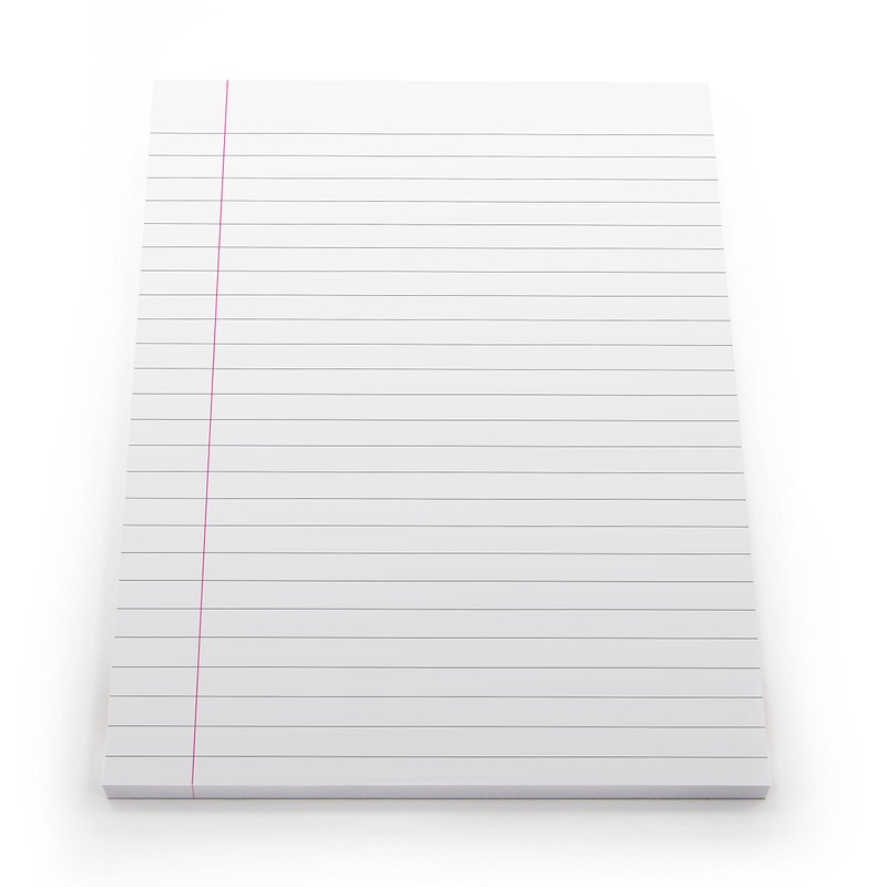 The Worcestershire Stationery Company A5 lined note pad, pack of