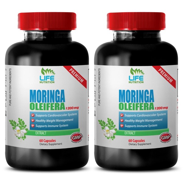 LIFE NUTRITION Antioxidant power - MORINGA OLEIFERA - Superfood supplement