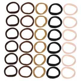 SAFIGLE 100pcs Seamless Hair Ties High Elastic Bands for Women No Damage Ponytail Holders Stylish Hair Accessories for Girls for Daily Use and Sharing