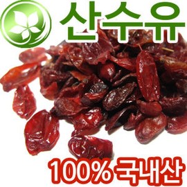 국산 산수유분말 200g 씨뺀 산수유 가루 Korean Native Cornelian Cherry Powder 200g Seedless Cornelian Cherry Powder
