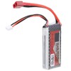 7.4V 1300mAh 30C Lipo Battery with T Plug Rechargeable Lithium