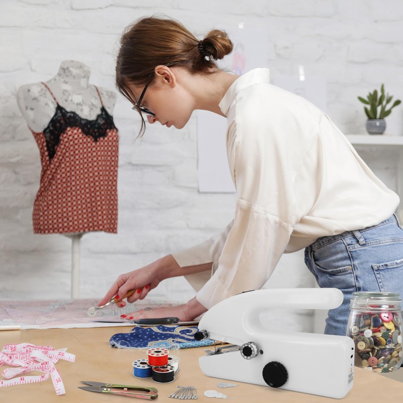 Handheld Sewing Machine - Mini Portable Electric Sewing Machine for