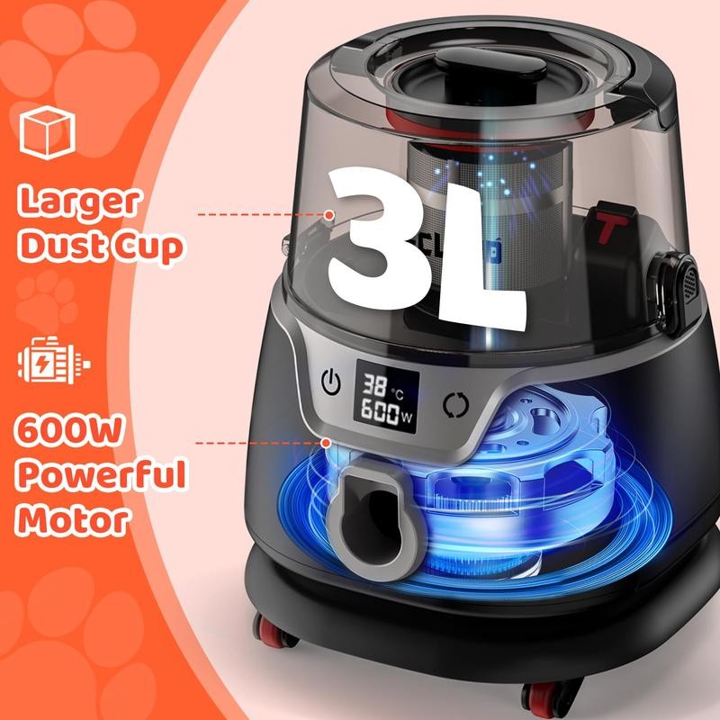 Dog Grooming Essentials: Vacuum, Dryer & 6 Tools Kit