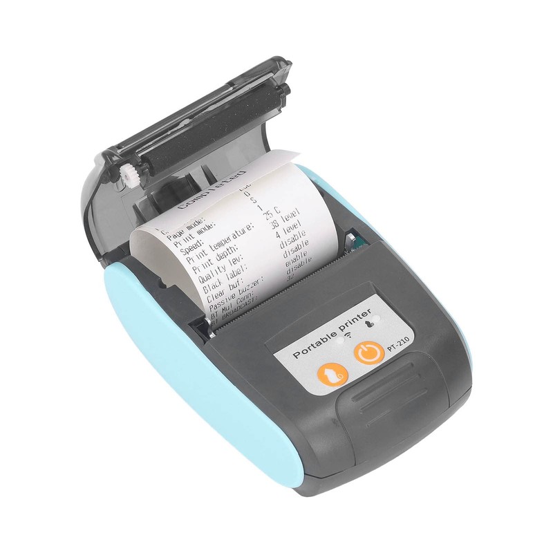 Receipt Printer, Strong Compatibility, Energy-Saving Wireless Thermal Printer for Shops