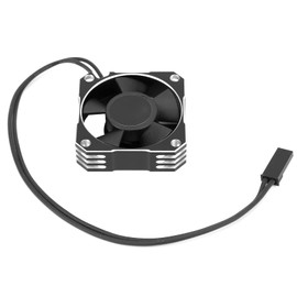 Cooling Fan, Rocket 35mm Motor Cooling Fan 8.5V/21000RPM for 1/10 1/12 1/8 RC Sensored Brushless Motor JST Connector(Silver)