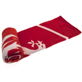 Forever Collectibles Liverpool FC Crest Fleece Blanket, Red/White, 127 x 152 Cm