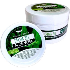 Crema Gel de Aloe Vera (Sábila), Hidratación Profunda, 100g