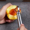 2pcs Fruit Core Removing Tools Peach Core Removers Cherry Pitter