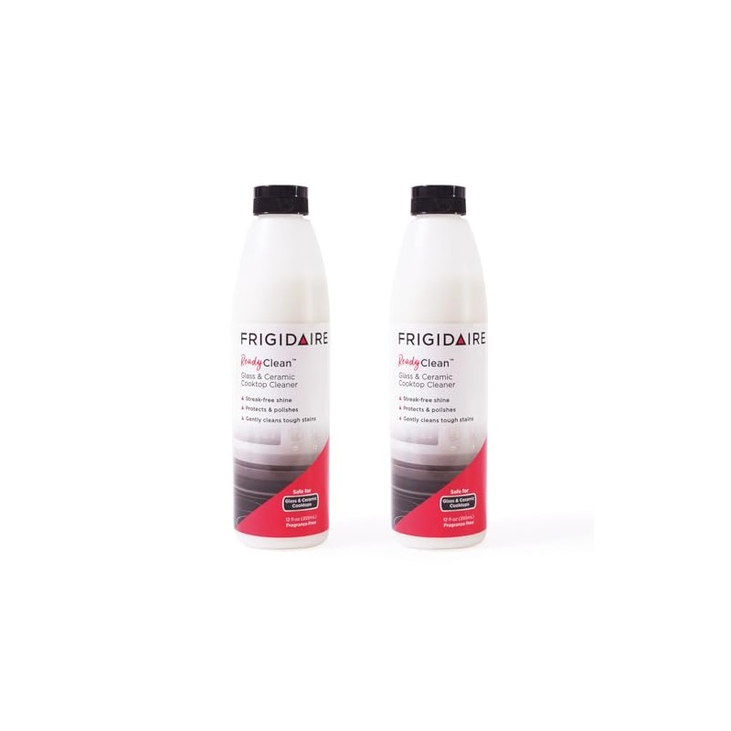 Frigidaire 10FFCTCL02 Ready Clean Glass & Ceramic Cooktop Cleaner, 2-Pack