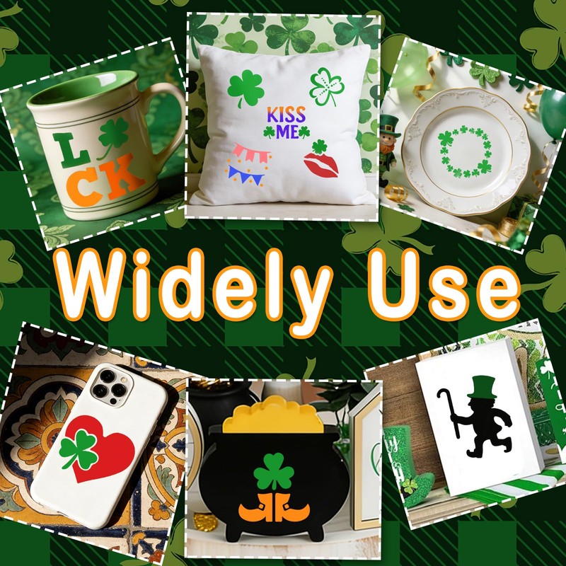 72 PCS 3x3 Inch St. Patrick's Day Stencils for Painting