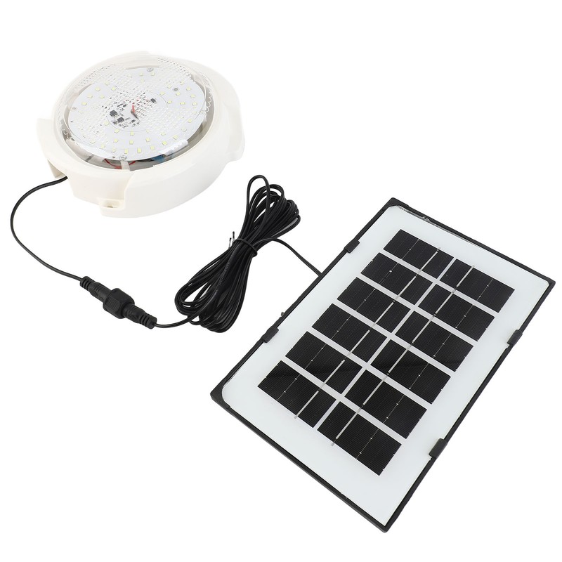 Solar Ceiling Light High Brightness 50LED Timing Solar Shed Lamp
