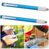 Wolfride 2Pcs Serrated Knife Sharpener, Retractable Diamond Sharpening Rod Multifunctional