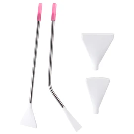 Stainless Steel Straw Blow Nozzles Set for Acrylic Paint Pouring Tools, Pour Painting Supplies for Fluid Art Bloom and Dutch Pour Techniques 4 Set