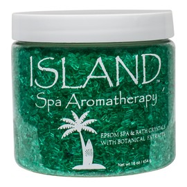 InSPAration 801-C 16oz Luxury Spa Aromatherapy Signature Series-Island Crystals (16 oz), Green