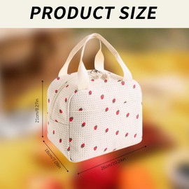 Bliceon Women's Insulated Lunch Bag, Cooler Bag for Adults and Children, Lunch Box, Suitable for Work, School, Picnic, Beach, Gift for Ladies, Wives and Lovers