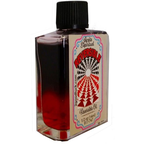 Reversible, Spiritual Oil with 1 Dram Perfume Set for Magic and Rituals. Aceite Espiritual Reversible Para Rituales Y Magia.