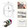 Tendance PVC Curtain Rings, Transparent, Set of 12