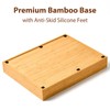 Umilife Bamboo Kitchen Utensils Organizer, 13 Inch Drawer Dividers for