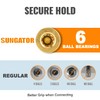 SUNGATOR Air Hose Fittings 1/4" NPT, 16-Piece Solid Brass Quick