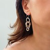 Hoops 925 Sterling Silver Multi Circle Earrings