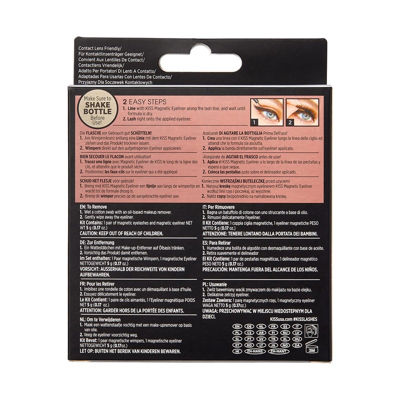 Kiss Magnetic Eyeliner/Eyelash Kit 07
