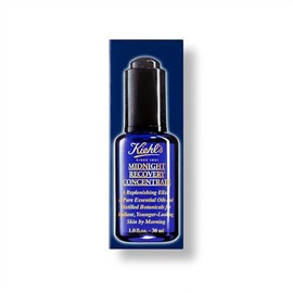 Kiehl's Midnight Recovery Serum - Aceite Facial Hidratante Concentrado Nocturno con Lavanda, Escualano y Aceite de Onagra, Restaura la Piel Durante la Noche y Reduce las Líneas de Expresión, 30 ml
