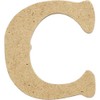 Creativ 10-Piece 4 cm Letter MDF C