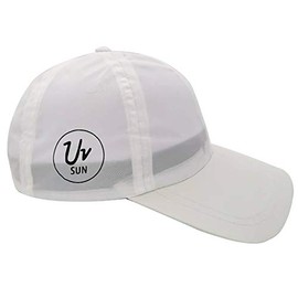 MFAZ Morefaz Ltd Unisex Boys Girls Baseball Cap Hat Kids UV UPF 50+ Sun Protection, White