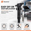 Set of 4 Ignition Coils and 4 Iridium Spark Plugs