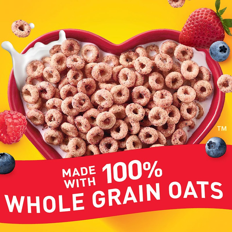 Very Berry Cheerios Cereal, Limited Edition Happy Heart Shapes, Heart