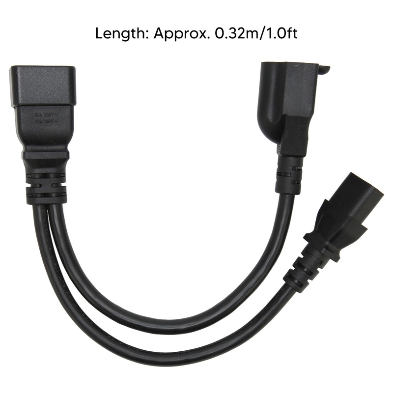 IEC320 C20 to IEC320 C13 5 15R Power Cable 1