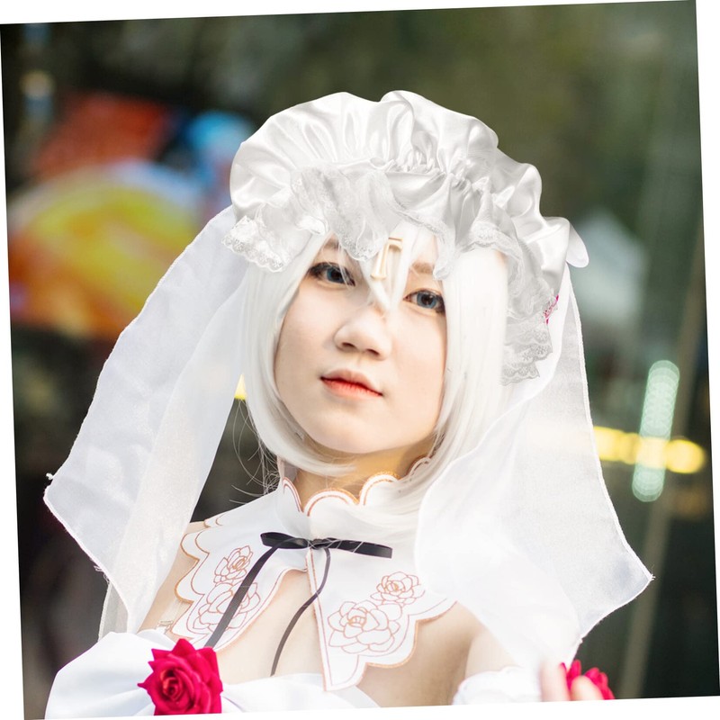 TENDYCOCO Lolita Maid Lace White Cosplay Accessory Cute Headband Lolita