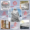 SecuCaptain Survival Emergency Thermal Blankets: 75 Pack Extra Large 84”